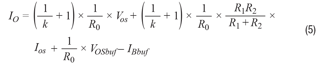 高精度、快速建立的大电流源