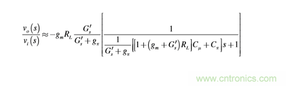 解读三极管放大器之米勒效应 解读三极管放大器之米勒效应