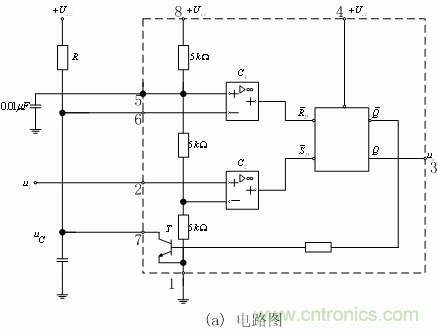 由555组成的单稳态触发器