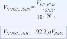 信号链中放大器噪声对总噪声有多少贡献？