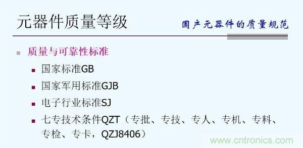 元器件应用可靠性如何保证，都要学习航天经验吗？