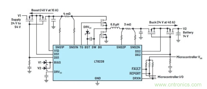 简化双电池电源系统，48 V/12 V汽车应用指日可待