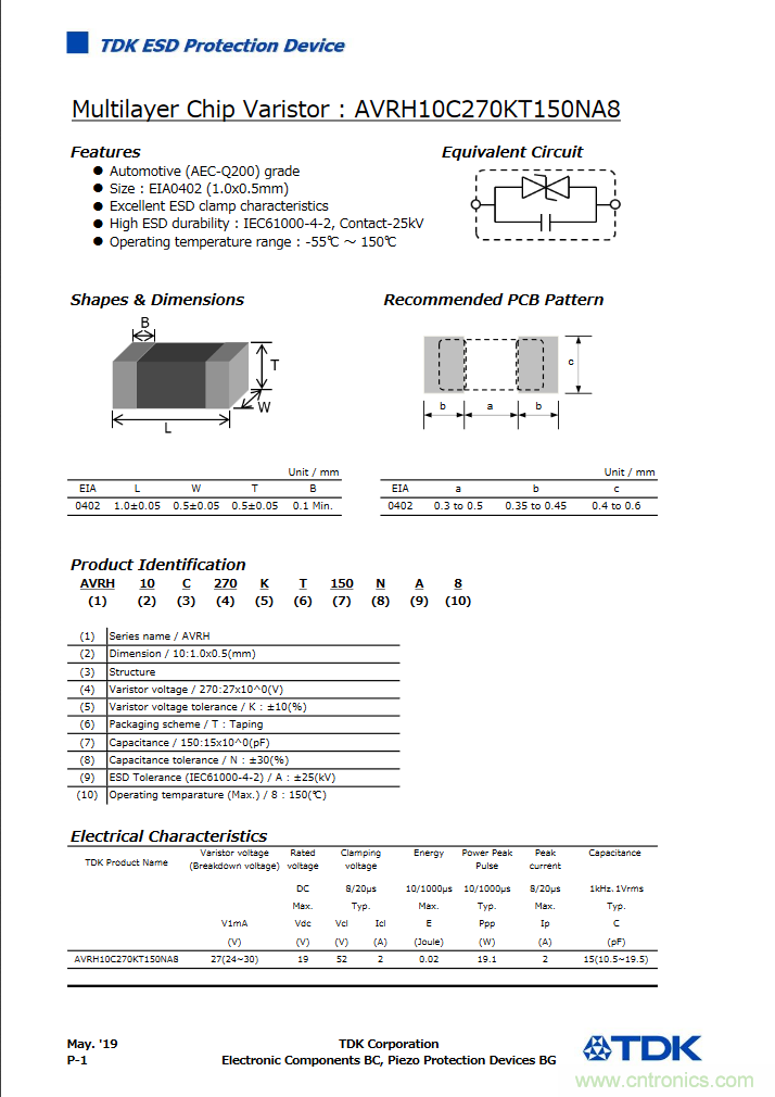 稳压、TVS二极管和压敏电阻的区别？使用时应进行比较的4个要点