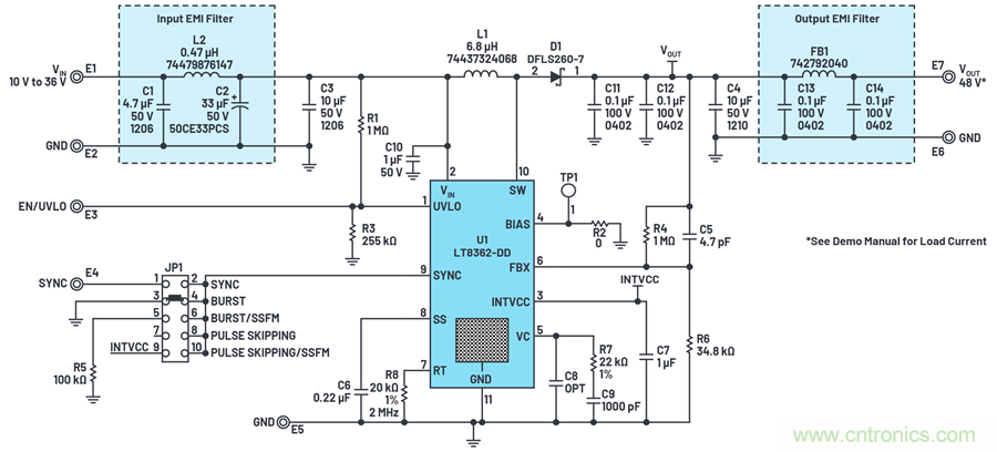 让我们做一个超低噪声、48 V、幻像麦克风电源怎么样？