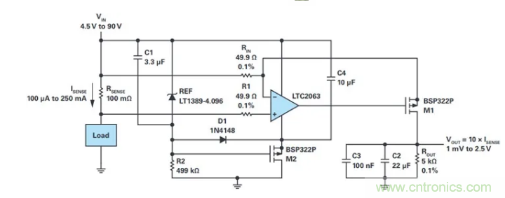原来高边电流检测的&ldquo;理想型&rdquo;是这样滴~