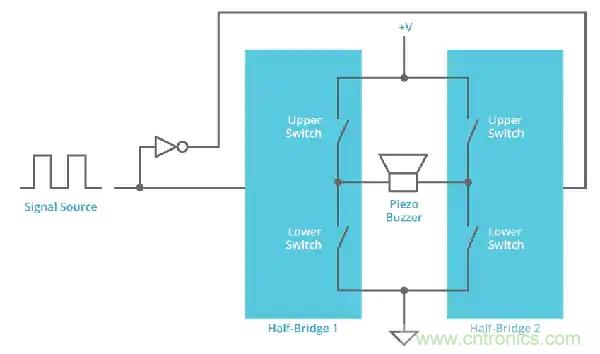 如何增加压电变送器蜂鸣器音频输出？