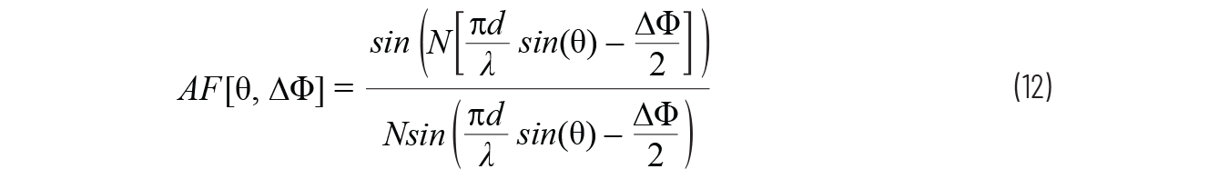 相控阵天线方向图&mdash;&mdash;第1部分：线性阵列波束特性和阵列因子