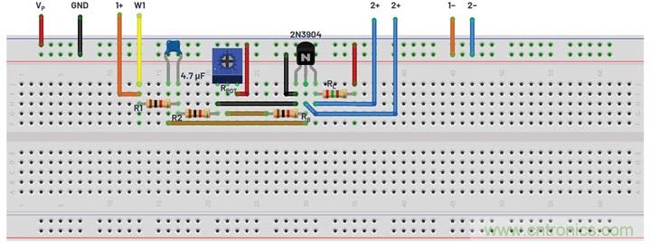 ADALM2000实验:共发射极放大器