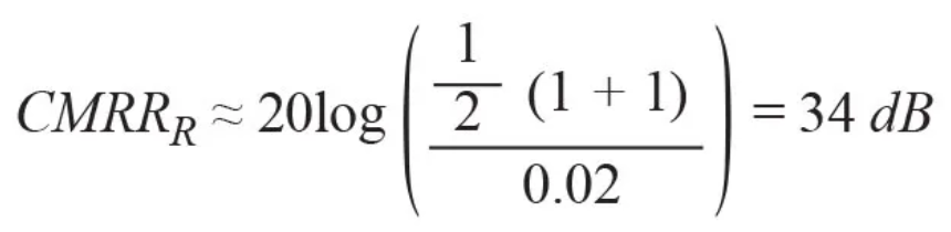 提高差分放大器的共模抑制比，电阻的选择很关键