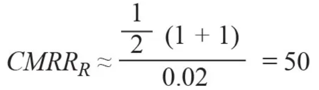 提高差分放大器的共模抑制比，电阻的选择很关键