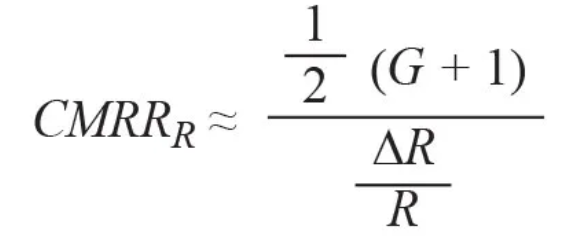 提高差分放大器的共模抑制比，电阻的选择很关键