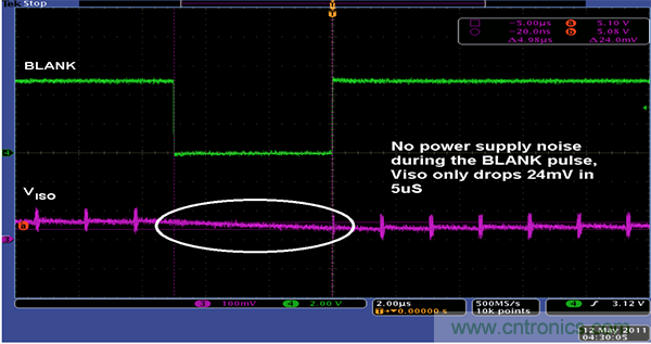 利用isoPower器件屏蔽电源，从而提高精度