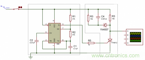 使用缓冲电路的晶闸管 使用缓冲电路的晶闸管