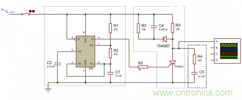 使用缓冲电路的晶闸管 使用缓冲电路的晶闸管