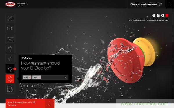 Digi-Key独家提供EAO Corporation的全新数字产品选型表工具