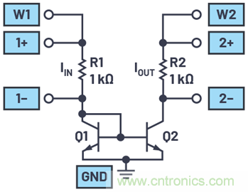 双极性结型晶体管电流镜