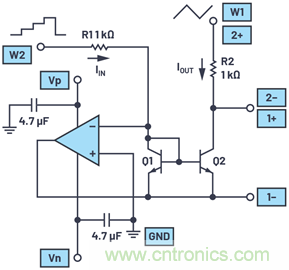 双极性结型晶体管电流镜
