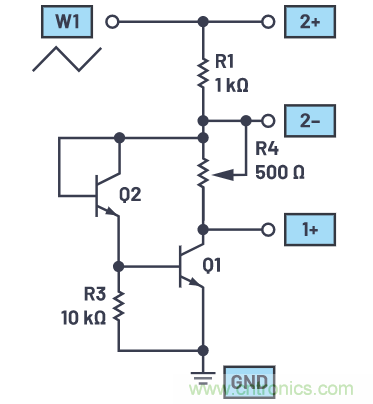 ADALM2000实验:零增益放大器