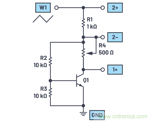 ADALM2000实验:零增益放大器