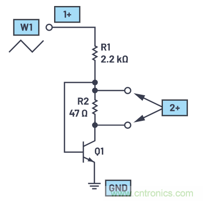 ADALM2000实验:零增益放大器