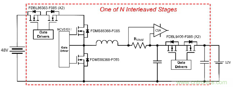 在轻度混合动力汽车中利用功率模块和宽禁带实现双电池管理