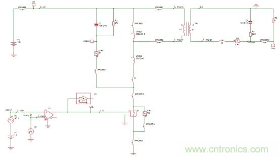 带有漏电感的反激式转换器小信号模型