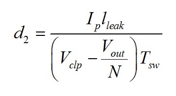 带有漏电感的反激式转换器硬件说明