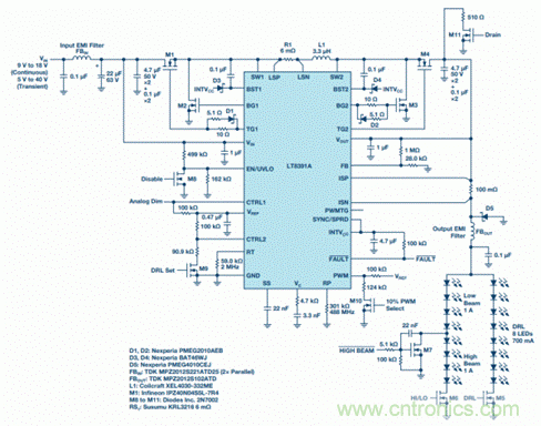 一组独特的照明应用看细分市场LED驱动设计的挑战