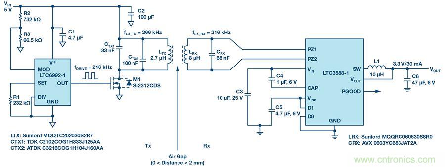 没有电池的应用，是否可以采用无线供电？