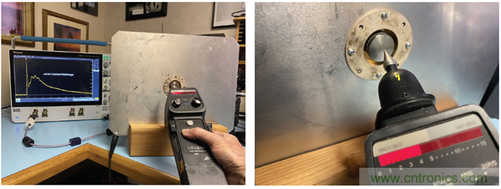 如何使用示波器检验ESD仿真器？