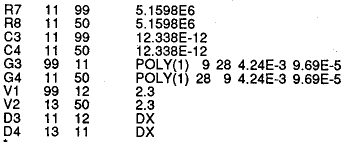 兼容SPICE的运算放大器宏模型