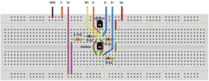 ADALM2000实验:BJT差分对