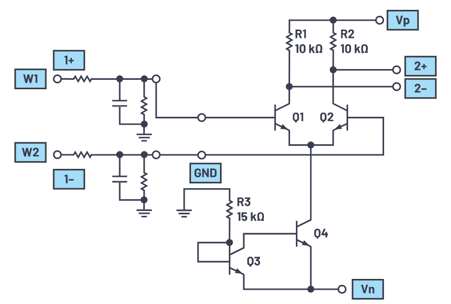 ADALM2000实验:BJT差分对