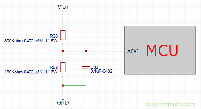 电池电压侦测电路&ldquo;踩坑&rdquo;：分压电阻的精度竟然是5%，不是1%