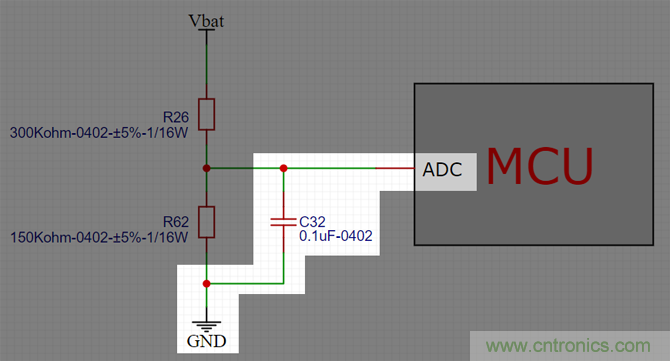 电池电压侦测电路&ldquo;踩坑&rdquo;：分压电阻的精度竟然是5%，不是1%