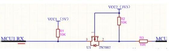 不同的电平信号的MCU如何进行串口通信？