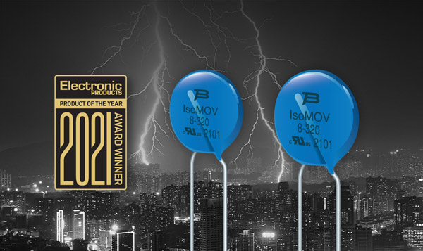 Bourns宣布IsoMOV? ?；て魅倩?2021 年度电子产品无源产品奖