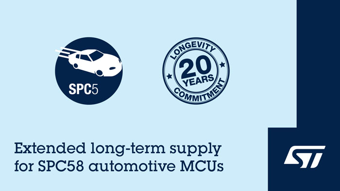 意法半导体保障SPC58汽车MCU供应20年，破解供应链焦虑
