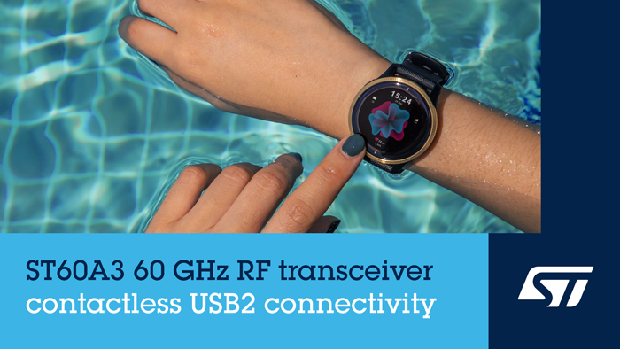 ST 发布高成本效益的无线连接芯片，让eUSB附件、设备和工控设备摆脱线缆羁绊