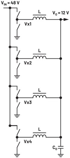 大幅提高48 V至12 V调节第一级的效率