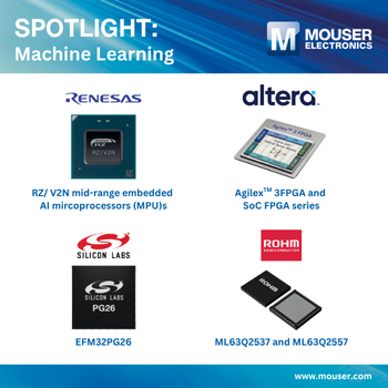 贸泽电子扩展嵌入式AI硬件阵营：多款专用处理器与加速器新品上线