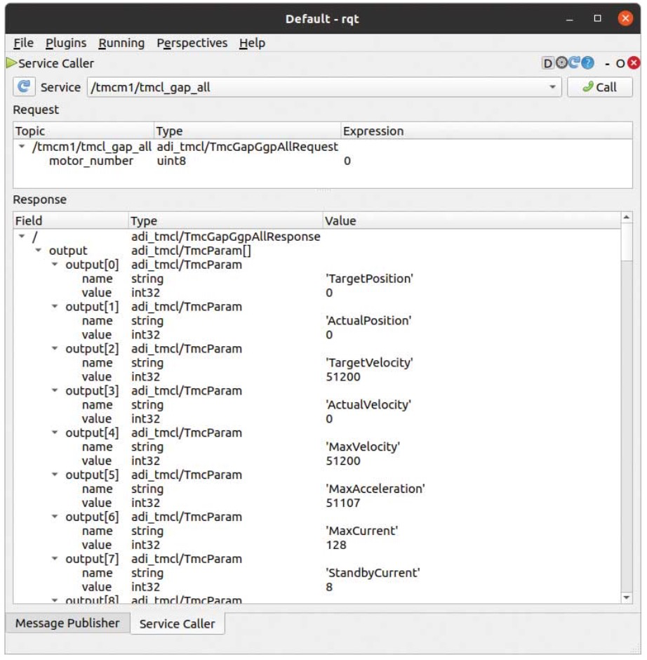 使用ROS1驱动程序来操控ADI Trinamic电机控制器 使用ROS1驱动程序来操控ADI Trinamic电机控制器