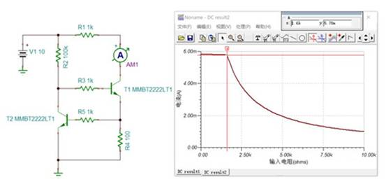 2个NPN三极管组成的恒流电路，如何工作？