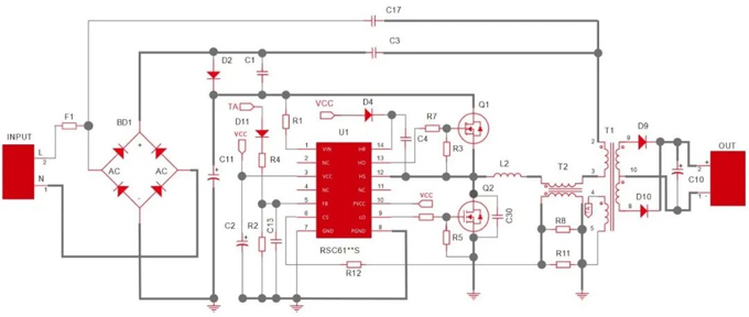 RS瑞森半导体-PCB LAYOUT中ESD的对策与LLC方案关键物料选型分享