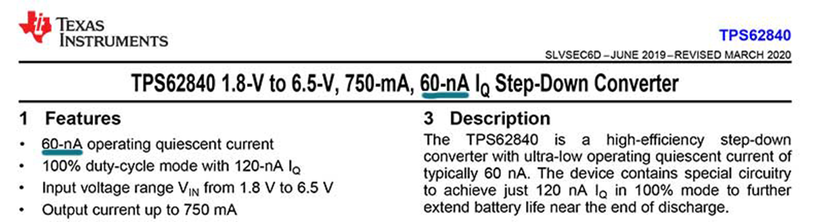 了解 3 种静态电流 (IQ) 的规格 了解 3 种静态电流 (IQ) 的规格