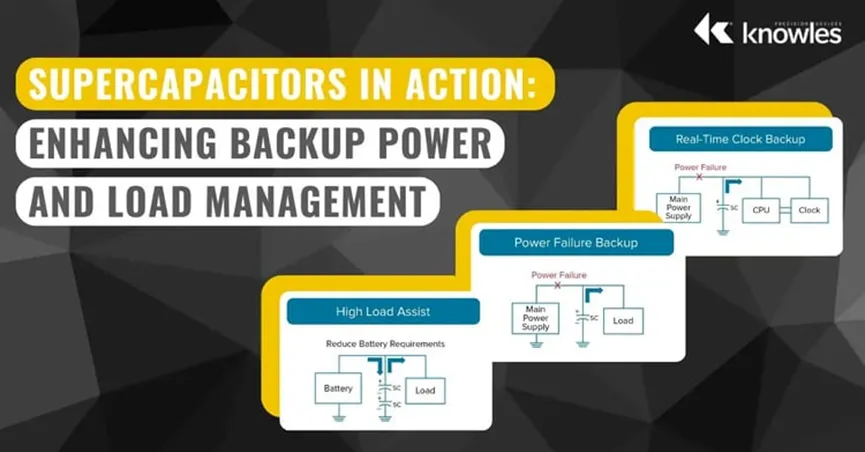 超级电容器如何有效加强备用电源和负载管理 (上)