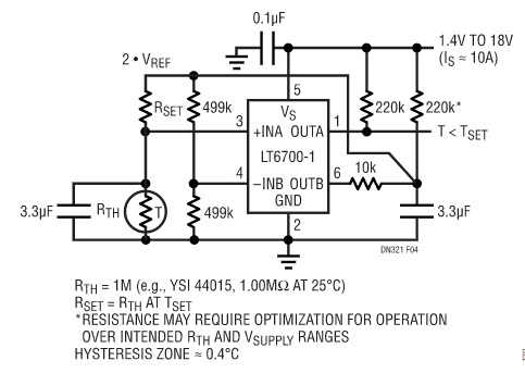 如何使用具有集成400mV基准的双微功率比较器简化监控器和控制功能？