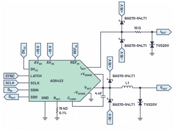 与微控制器完全隔离地控制输出?？? width=