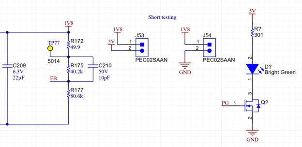 用于故障测试的板载固定装置