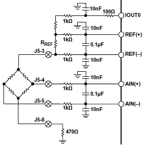 图5 电压激励的压力传感器    图6 电流激励的压力传感器